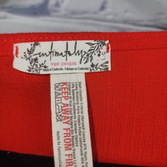 Free People Intimately Bodysuit Womens LG Thong deep split Neckline long sleeve - Picture 5 of 9